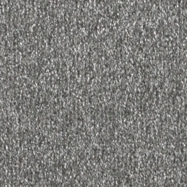 Draufsicht auf Vorwerk Celina 55A9 grau Teppichboden mit Preisschild 89,91 €/m²